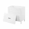 Lloyd Pascal White Tuscany Laundry Hamper 2 Lloyd Pascal White Tuscany Laundry Hamper -Dune Room Furniture Shop 30615878