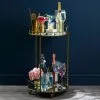 Dunelm Pimlico Antique Brass Drinks Trolley 1 Dunelm Pimlico Antique Brass Drinks Trolley -Dune Room Furniture Shop 30636467
