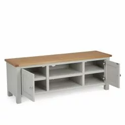 Dunelm Bromley Grey Wide TV Stand 11 Dunelm Bromley Grey Wide TV Stand -Dune Room Furniture Shop 30645265 alt04