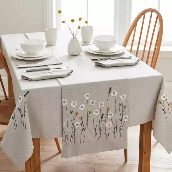 Dunelm Scandi Floral Tablecloth 3 Dunelm Scandi Floral Tablecloth