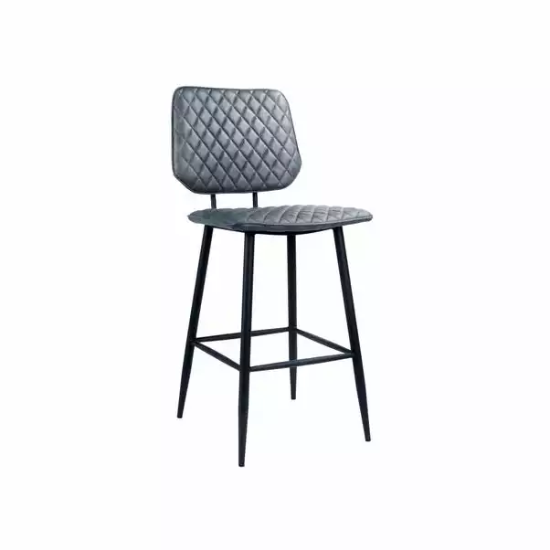 Dunelm Austin Faux Leather Bar Stool 4 Dunelm Austin Faux Leather Bar Stool - Image 2