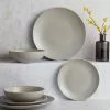 Dunelm Stoneware Grey Matte 12 Piece Dinner Set 1 Dunelm Stoneware Grey Matte 12 Piece Dinner Set -Dune Room Furniture Shop 30651551