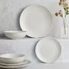 Dunelm Stoneware Natural Matte 12 Piece Dinner Set -Dune Room Furniture Shop 30651552