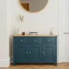 Dunelm Bromley Blue Large Sideboard -Dune Room Furniture Shop 30656584