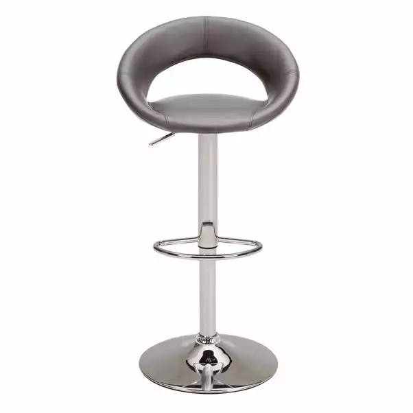 Dunelm Knox Faux Leather Bar Stool 4 Dunelm Knox Faux Leather Bar Stool - Image 2