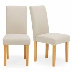 Dunelm Hugo Set Of 2 Dining Chairs Cream 9 Dunelm Hugo Set Of 2 Dining Chairs Cream -Dune Room Furniture Shop 30662750 alt01