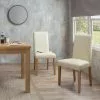 Dunelm Hugo Set Of 2 Faux Leather Cream Dining Chairs 2 Dunelm Hugo Set Of 2 Faux Leather Cream Dining Chairs -Dune Room Furniture Shop 30662752