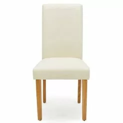 Dunelm Hugo Set Of 2 Faux Leather Cream Dining Chairs 11 Dunelm Hugo Set Of 2 Faux Leather Cream Dining Chairs -Dune Room Furniture Shop 30662752 alt03
