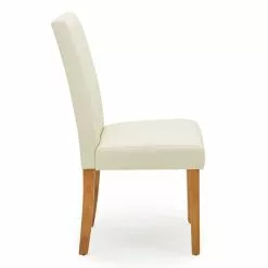 Dunelm Hugo Set Of 2 Faux Leather Cream Dining Chairs 12 Dunelm Hugo Set Of 2 Faux Leather Cream Dining Chairs -Dune Room Furniture Shop 30662752 alt04