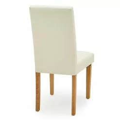 Dunelm Hugo Set Of 2 Faux Leather Cream Dining Chairs 13 Dunelm Hugo Set Of 2 Faux Leather Cream Dining Chairs -Dune Room Furniture Shop 30662752 alt05
