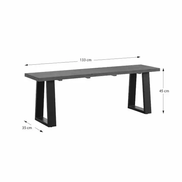 Dunelm Jackson Dining Bench 8 Dunelm Jackson Dining Bench - Image 6