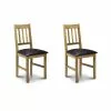 Julian Bowen Coxmoor Set Of 2 Dining Chairs Brown PU Leather 1 Julian Bowen Coxmoor Set Of 2 Dining Chairs Brown PU Leather -Dune Room Furniture Shop 30667048