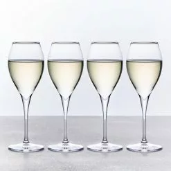 Dunelm Set Of 4 White Wine Glasses