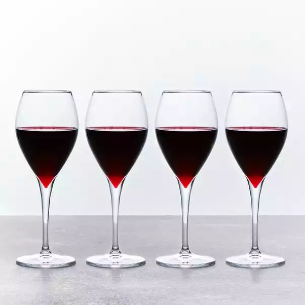 Dunelm Set Of 4 Red Wine Glasses 3 Dunelm Set Of 4 Red Wine Glasses