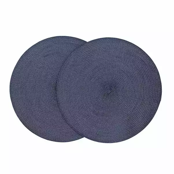 Dunelm Set Of 2 Woven Round Placemats 3 Dunelm Set Of 2 Woven Round Placemats