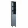 Lloyd Pascal Grey Wave Tall Cabinet -Dune Room Furniture Shop 30674713