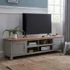 Dunelm Bromley Grey Extra Wide TV Stand -Dune Room Furniture Shop 30685245