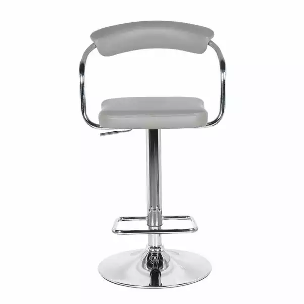 Dunelm Houston Faux Leather Bar Stool 4 Dunelm Houston Faux Leather Bar Stool - Image 2