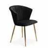 Dunelm Kendall Velvet Dining Chair -Dune Room Furniture Shop 30685279