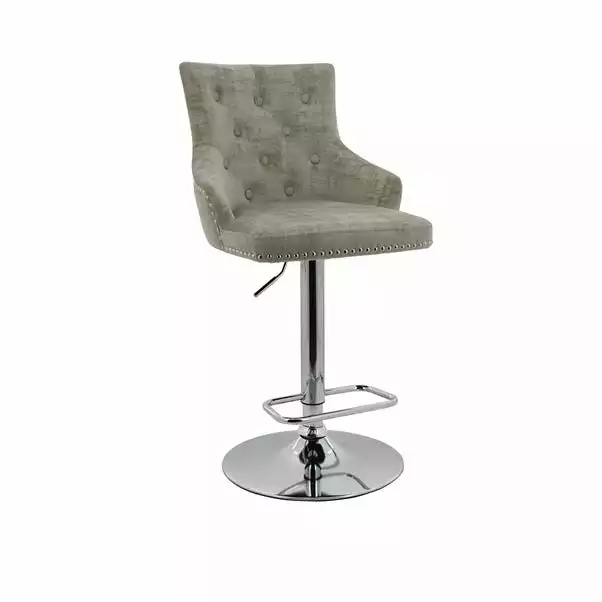 Dunelm Selena Distressed Velvet Bar Stool 3 Dunelm Selena Distressed Velvet Bar Stool