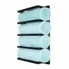 Lloyd Pascal Matt Black 5 Tier Wall Towel Rack -Dune Room Furniture Shop 30686261
