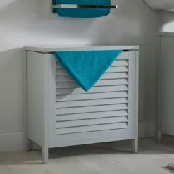 Lloyd Pascal Grey Tuscany Laundry Hamper