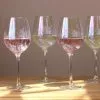 Dunelm Set Of 4 Cut Lustre Wine Glasses -Dune Room Furniture Shop 30693000