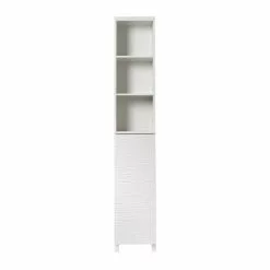 Lloyd Pascal White Wave Tall Cabinet