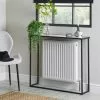 Dunelm Sullivan Black Slim Console Radiator Cover -Dune Room Furniture Shop 30712353