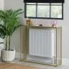 Dunelm Sullivan Gold Effect Slim Console Radiator Cover -Dune Room Furniture Shop 30712354