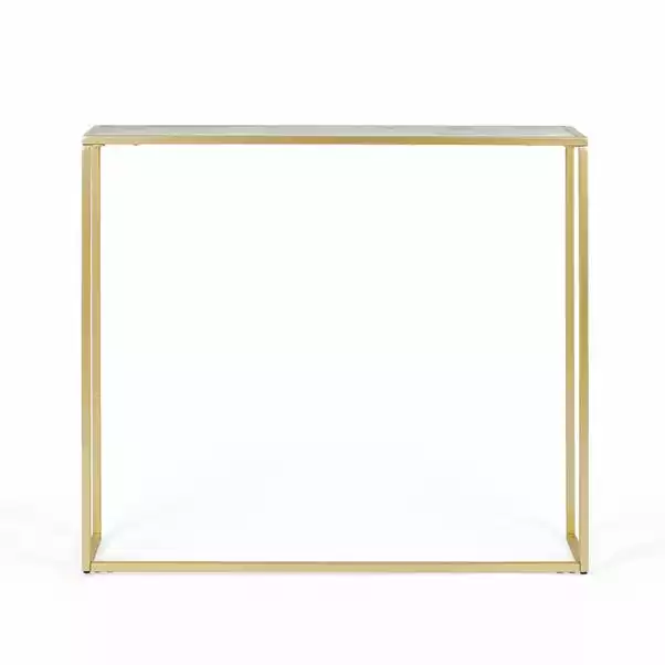 Dunelm Sullivan Gold Effect Slim Console Radiator Cover 5 Dunelm Sullivan Gold Effect Slim Console Radiator Cover - Image 3