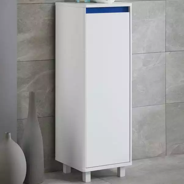 Lloyd Pascal Vienna White Single Door Floor Cabinet With Reversible 4 In 1 Colour Bar 3 Lloyd Pascal Vienna White Single Door Floor Cabinet With Reversible 4 In 1 Colour Bar