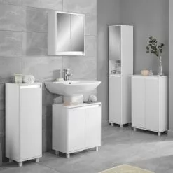 Lloyd Pascal Vienna White Single Door Floor Cabinet With Reversible 4 In 1 Colour Bar 11 Lloyd Pascal Vienna White Single Door Floor Cabinet With Reversible 4 In 1 Colour Bar -Dune Room Furniture Shop 30713919 alt09