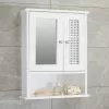 Lloyd Pascal Palermo Cane White Wall Mirror Cabinet -Dune Room Furniture Shop 30713990