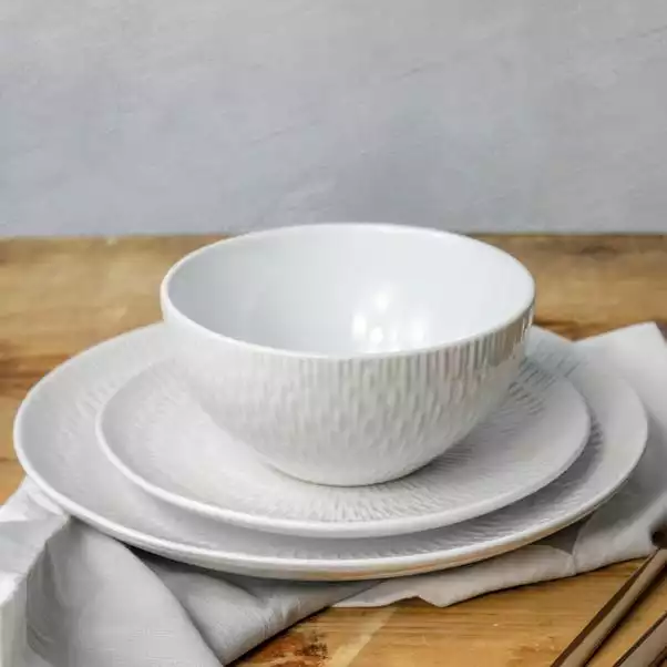 Dunelm Zen 12 Piece Dinner Set White 3 Dunelm Zen 12 Piece Dinner Set White