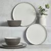 Dunelm Arvo Grey 12 Piece Dinner Set 1 Dunelm Arvo Grey 12 Piece Dinner Set -Dune Room Furniture Shop 30718053