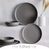 The Edited Life Urban Charcoal 12 Piece Dinner Set