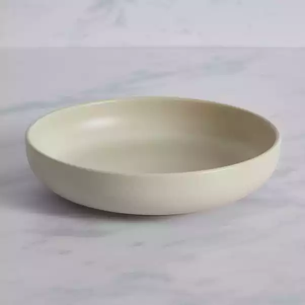 The Edited Life Urban Cream Stoneware Pasta Bowl 3 The Edited Life Urban Cream Stoneware Pasta Bowl