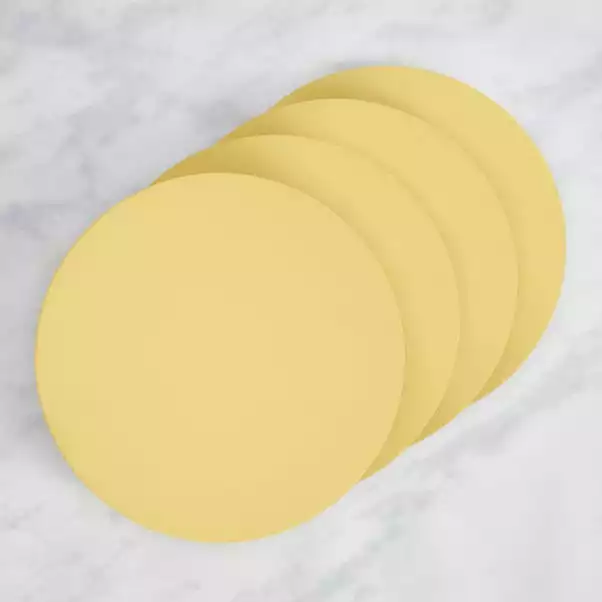 Dunelm Set Of 4 Painted Wooden Round Placemats 3 Dunelm Set Of 4 Painted Wooden Round Placemats