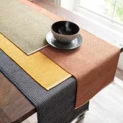 Dunelm Stitchline Table Runner 5 Dunelm Stitchline Table Runner -Dune Room Furniture Shop 30727989 alt01