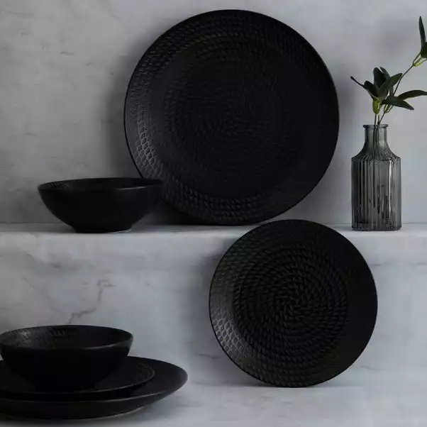Dunelm Carbon 12 Piece Dinner Set 3 Dunelm Carbon 12 Piece Dinner Set