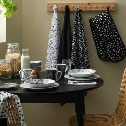 Dunelm Set Of 3 Dottie Tea Towels 9 Dunelm Set Of 3 Dottie Tea Towels -Dune Room Furniture Shop 30734209 alt09
