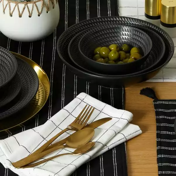 Dunelm Set Of 3 Zen Tea Towels 6 Dunelm Set Of 3 Zen Tea Towels - Image 4