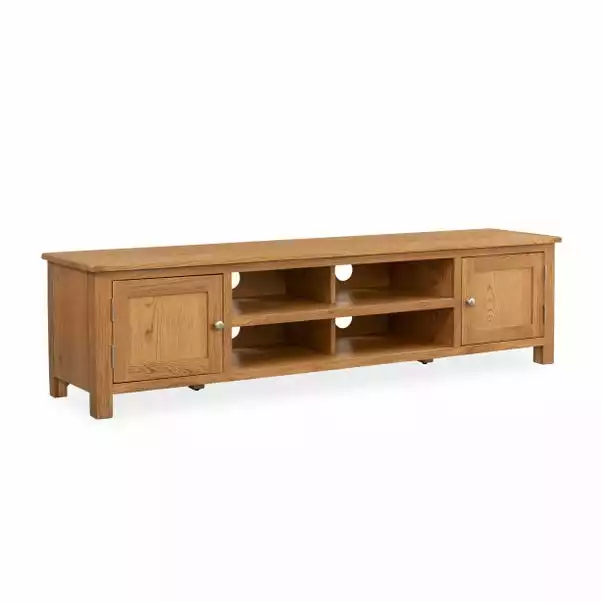 Dunelm Bromley Extra Wide Oak TV Unit 5 Dunelm Bromley Extra Wide Oak TV Unit - Image 3