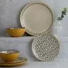 Dunelm Global Ochre 12 Piece Dinner Set 1 Dunelm Global Ochre 12 Piece Dinner Set -Dune Room Furniture Shop 30734548