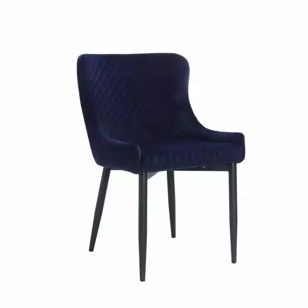 Dunelm Montreal Set Of 2 Velvet Dining Chairs 5 Dunelm Montreal Set Of 2 Velvet Dining Chairs - Image 3