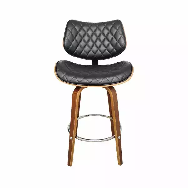 Dunelm Remy Faux Leather Bar Stool 4 Dunelm Remy Faux Leather Bar Stool - Image 2
