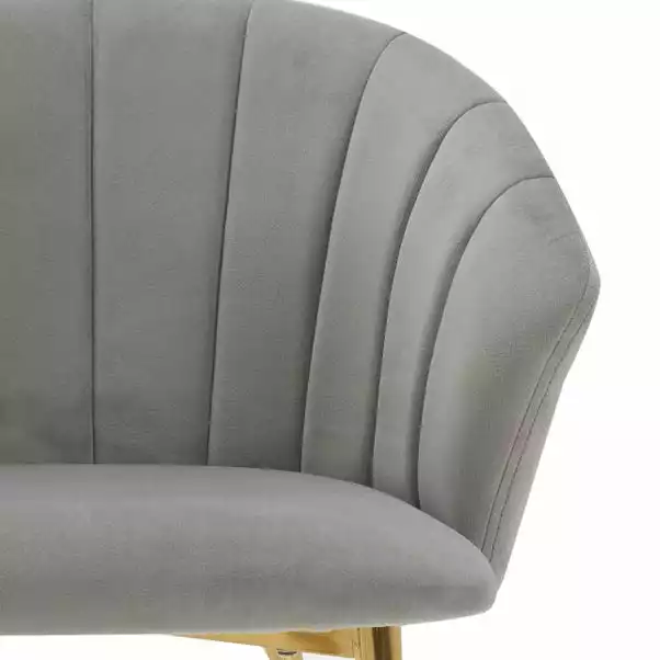 Dunelm Kendall Velvet Carver Dining Chair 8 Dunelm Kendall Velvet Carver Dining Chair - Image 6