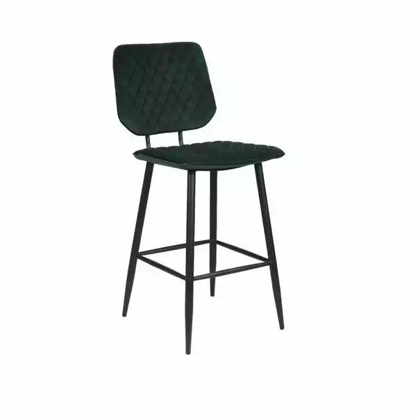 Dunelm Austin Velvet Bar Stool 4 Dunelm Austin Velvet Bar Stool - Image 2