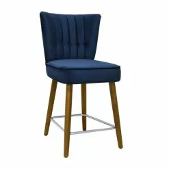 Dunelm Isla Velvet Bar Stool -Dune Room Furniture Shop 30748290 alt02
